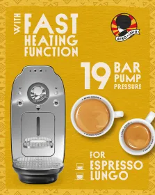 KAHAWA Capsule Machine - Espresso Black